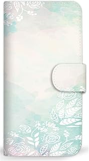 mitas Moto g8 POWER SC-0378-BU/g8 POWER Case, Notebook Type, Flower, Pastel, Blue (493)