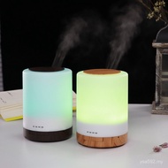 Household 24v Mini Foreign Trade Ultrasonic Muji Wood Grain Factory Humidifier Colorful Aroma Diffus