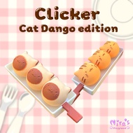 Niras • Clicker Cat Dango editions Pressable Toy Keychain