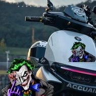 Car Sticker Dark Knight j0ker Clown Character Reflective Block Scratch Car Sticker Rear Decoration W