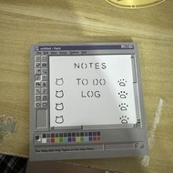 Retro Computer Drawing Tool Notepad Student diy Creative Notepad High-value Student Message Paper No