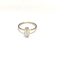 Clear gem midi ring size #5 XS 1.5cm