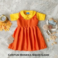 SQUID GAME DOLL COSTUME FOR CHILDREN/SQUIP GAME BABY/PHOTO PROPERTY/CHILDREN'S COSTUME/CARNIVAL COST