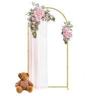 Arch Backdrop Stand with Ground Stakes Wedding Arch Stand Metal Backdrop Arch Stand for Birthday/Pat