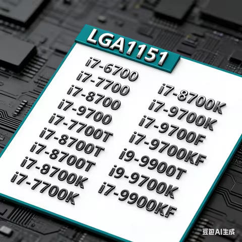 new i7-6700 7700 8700 9700 7700T 8700T 9700T 6700K 7700K 8700K 9700K 9700F 9700KF i9-9900 9900T 9900