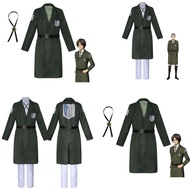 Anime Attack On Titan Cosplay Costume Set With Levi Ackerman Cape