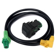 New USB Switch Socket  Cable For VW Jetta Rabbit Golf GTI MK5 MK6 RCD510