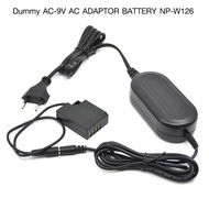 Dummy Battery AC-9V AC Adapter Battery NP-W126 for Fuji XA2 X-Pro1 XE1 XT20 XT2 รับประกัน 1 เดือน