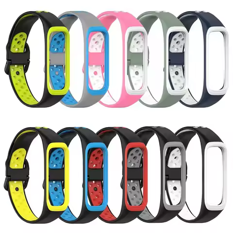 Soft Silicone Watch Band For Samsung Galaxy Fit2 SM-R220 Replacement Wrist Strap Bracelet For Samsun