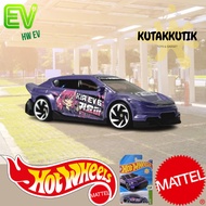 UNGU Hotwheels Car EV Sedan Electric Custom KIA EV6 Purple Tampo Anime Pink Lot F 2025 HW EV