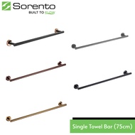 Sorento Single Towel Bar 75cm SRT449-RG/SRT440-FRG/SRT442-GY/SRT448-GM/SRT449-BL