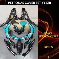 BODY COVER SET Y16ZR PETRONAS SRT 155 - BLACK GREEN (STICKER TANAM/AIRBRUSH) COVERSET Y16 HLD RAPIDO