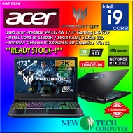 #AP133 USED ACER PREDATOR PH317 Helios intel i9-11900H 16GB 512GB SSD NVIDIA RTX3060 RTX 3060 Gaming
