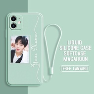 Softcase Macaron Oppo A54 Tali Lanyard Custom Foto &amp; Nama | SCM10 | OPPO A53 2020 | OPPO A39 | OPPO F11 PRO | OPPO A15 | OPPO A5/A3S | OPPO RENO 4F | OPPO A94 | OPPO A7/A5S | OPPO A16 | OPPO F7 | Case Macaron | Case Hp Camera Protector