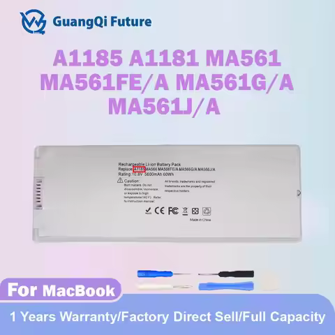 A1185 Laptop Battery For Macbook 13" MAC A1181 MA561 MA561FE/A MA561G/A MA561J/A MA254 MA255 MB402 M