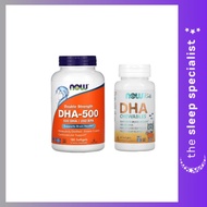 Now Foods DHA 1000 Brain Support For kids and Adults Extra Strength 1000 mg DHA 500.  THE SLEEP SPEC