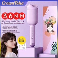 【Ready Stock 】36MM Cat Paw Egg Roll Curler Negative Ion Hair Care Water Wave Hair Curler Pengeriting
