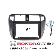 Honxun แผงเครื่องเสียงรถยนต์ 2 din วิทยุกรอบหน้ากาก 9 นิ้ว android สำหรับ Honda Civic (EJ/EK/EM) 199