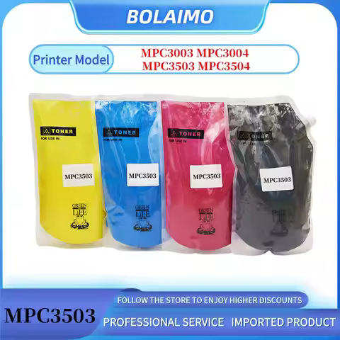 1KG MPC3503 Toner Powder For Ricoh Aficio MPC3003 MPC3004 MPC3503 MPC3504 High Quality Compatible Ja