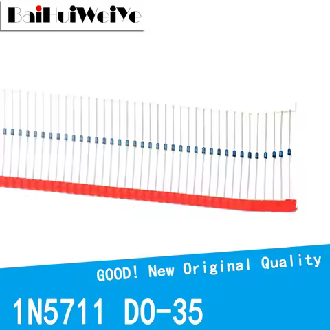 20PCS/LOT 1N5711 IN5711 70V SMALL SIGNAL SCHOTTKY DIODE DO-35 New Good Quality Chipset