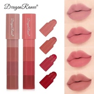 Dragon Ranee Mini Lipstick Set 4 Colors In 1 Matte Veet Lipsticks Crayon Pen Kit Lipliner Waterproof