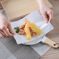 50Sheet/Bag Kitchen Food Grade Paper Tempura Oil Absorbing Paper For Drain Deep-Fried Greaseproof