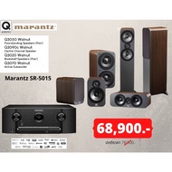 Marantz SR-5015+Q-Acoustics Q3050+Q3090C+Q3020+Q3070 Black+Walnut