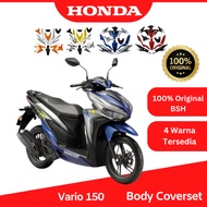 HONDA 100% Original BSH Vario 150 Full Body Cover Set Coverset Bodyset Body Frame Color Parts - Blue