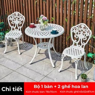 Retail Cast Aluminum Balcony Table and Chair Set D78