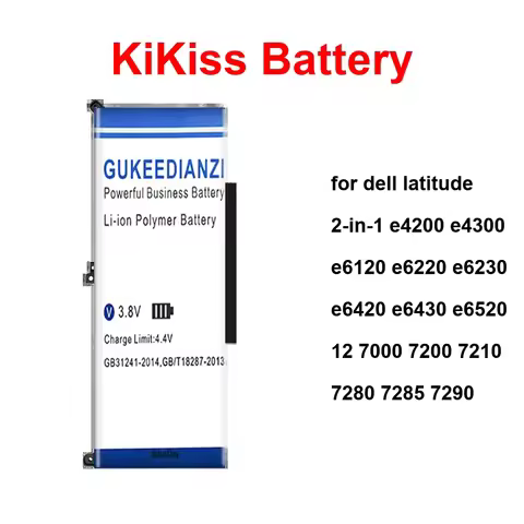 Battery For Dell Latitude 2-IN-1 E4200 E4300 E6120 E6220 E6230 E6420 E6430 E6520 12 7000 7200 7210 7