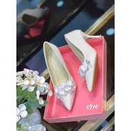 WEDDING SHOES BRIDE SHOES FLOWERED GLITTER SHOES C737 C916 GIGI GICAGO