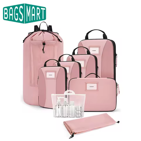 BAGSMART Compression Packing Cube for Suitcases Lightweight Travel Bags Organizer for Luggage Travel