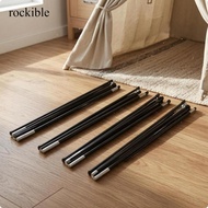 rockible 4 Pieces Fiberglass Tent Rod Black Camping Tent Replacement Rod Frame Piece