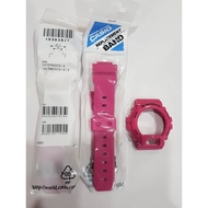 ORIGINAL CASIO G-SHOCK REPLACEMENT BAND & BEZEL DW-6900CS-4 HOT PINK