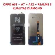 LCD OPPO A5S ~ A7 ~ A12 ~ REALME 3 / CPH1909 / CPH1901 / CPH2077 / CPH2083 / RMX1821 FULLSET + TOUCHSCREEN DIAMOND ~ KINGDOM SPAREPART