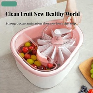 HAPPY TIME-Fruit and Vegetable Washer with Brush Portable Fruit Washer Suitable for Household Fruit