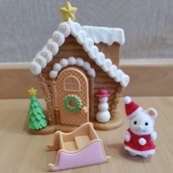 Christmas Gingerbread Playhouse Sylvanian Families/Calico Critters Doll House Accessories