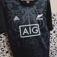 Baju All Black ragbi murah AIG