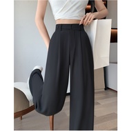 [Cicilia] Wide Pants - Belt | Celana Panjang wide pants kancing hidup