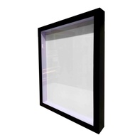 3D Hollow Block Frame 4cm 30x40 CM Black/ Glass