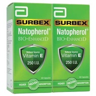 SURBEX NATOPHEROL 250 I.U 60'S
