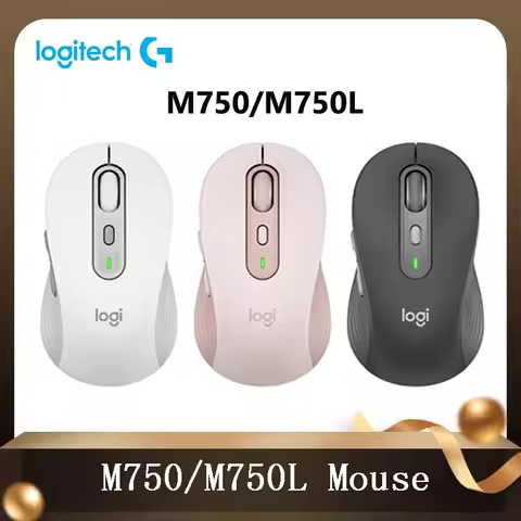 Logitech M750/M750L Universal Edition Mouse Wireless Bluetooth Mouse Silent Mouse with Logi Bolt USB