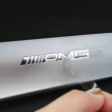 Car Interior Decals Auto Emblem Sticker Accessories For Mercedes Benz AMG Brabus Maybach Smart W204 