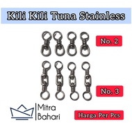 KILI KILI PANCING NO 2 DAN 3 (STAINLEES) | KILI KILI TUNA | KILI KILI BESAR | SWIVEL PANCING TUNA |