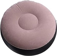 1PC Flocking inflatable sofa inflatable chair round couch Inflatable chair Inflatable Stool air sofa air couch inflatable Portable Lazy Couch foldable furniture fitness