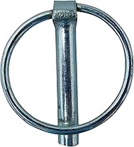 DAIDOHANT 10101301 Trivalent Chromate Lynch Pin, Iron, Nominal Diameter d, 0.3 x Length 1.8 inches (7.8 x 45 mm), 1 Piece