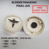 Pisau Mounting Jus + Karet Seal Blender Panasonic MX GX 1462 1061 1011 1511 1521 Dll