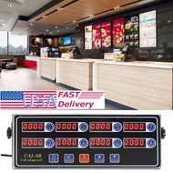 CAL-8B 8 Channel Digital timer Burger basket shaking timing Kitchen Timers New
