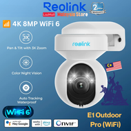 Reolink E1 Outdoor Pro 4K 8MP PTZ Wi-Fi 6 Security Camera | 3X Optical Zoom | Dual-Band 5GHz | Auto 