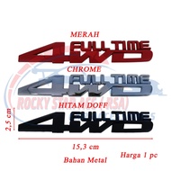 4WD FullTime 3 Color Metal Car Variation Emblem Price 1 pc